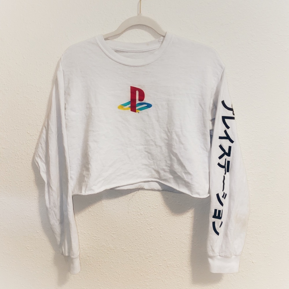 playstation long sleeve crop 🎮🦋 - Picture 2 of 3